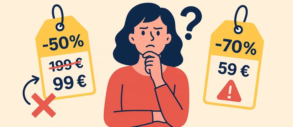 Prix gonflés et fausses promotions : les pratiques commerciales trompeuses sont nombreuses.