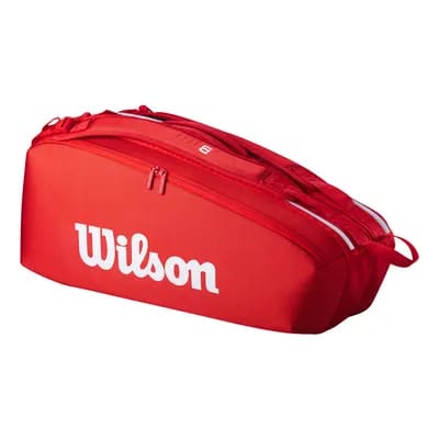 Wilson Super Tour Housse De Raquette Lot De 6 - Rouge
