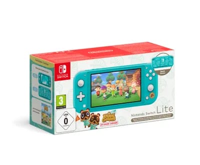 Console Nintendo Switch Lite Edition Animal Crossing - Turquoise