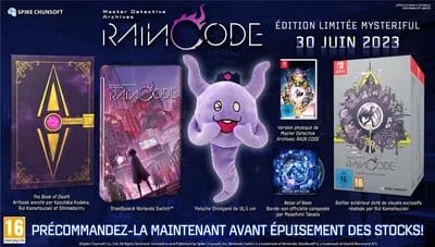 Master Detective Archives : Rain Code - Édition Limitée Mysteriful