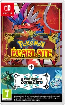 Pack Pokémon Écarlate + Pokémon Écarlate : Le Trésor Enfoui De La Zone Zéro
