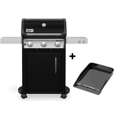 Weber Spirit E-315 - Barbecue gril - gaz - 2745 cm ² - thermomètre intégré - noir