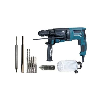 Perforateur-burineur sds-plus 800w hr 2631 ftx4 800 w sds + 8 et ≤ 16 m/s² secteur 3 kg 2.4 j 4600 cp/min 26 mm perforateur-burineur sds-plus 800w hr