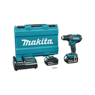 Perceuse-visseuse bl1830x2 18v 2 batteries 3ah 1.1 kg 2 18 v moteur charbon batterie 13 mm 1900 trs/min 62 n/m 3 ah 1 coffret(s) de 1 pièce(s) perceus