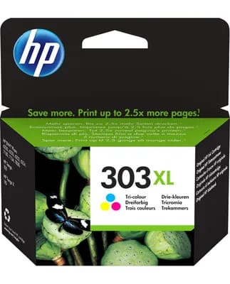 HP Cartouche d’encre trois couleurs 303XL grande capacité authentique