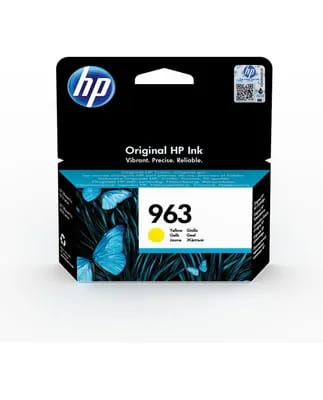 HP 963 Cartouche d'encre jaune authentique