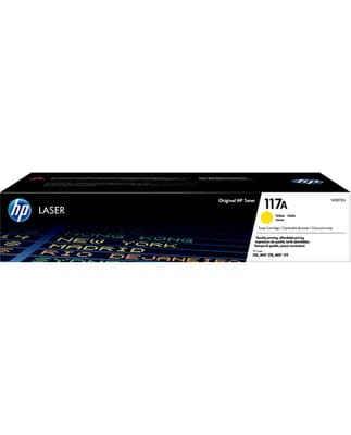 HP Cartouche de toner laser authentique 117A, jaune