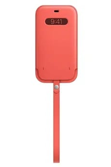 Coque et étui téléphone mobile Apple Housse en cuir avec Magsafe iPhone 12 / 12 PRO - Pink Citrus