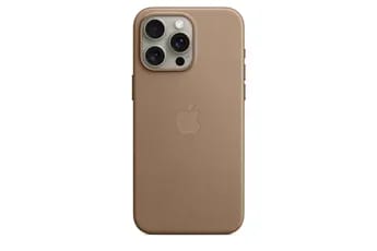 Coque et étui téléphone mobile Apple Coque en tissage fin avec MagSafe pour iPhone 15 Pro Max - Taupe