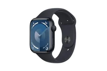Apple watch Apple Series 9 GPS 45 mm Boîtier en Aluminium Midnight avec Bracelet de Sport Midnight - M/L