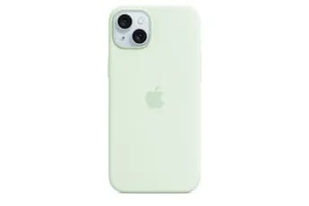 Coque et étui téléphone mobile Apple Coque en silicone avec MagSafe pour iPhone 15 Plus - Menthe douce