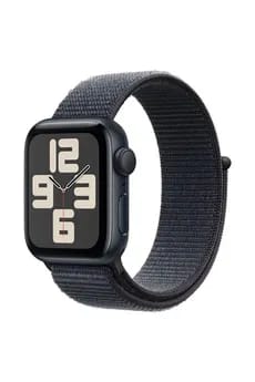 Apple Watch SE GPS 40mm Boîtier en Aluminium Minuit avec Boucle Sport Encre Violette