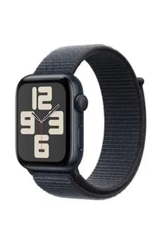 Apple Watch SE GPS 44mm Boîtier en Aluminium Minuit avec Boucle Sport Encre Violette