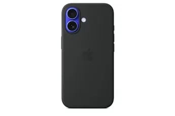 Coque en silicone avec MagSafe pour iPhone 16 - Noir