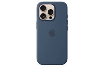 Coque en silicone avec MagSafe pour iPhone 16 Pro - Denim