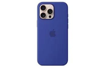 Coque en silicone avec MagSafe pour iPhone 16 Pro Max - Outremer
