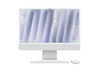 iMac 24'' ecran retina 4,5K 512GO SSD 24 GO RAM Puce M4 CPU 10 coeurs GPU 10 coeurs Argent