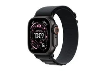 Watch Ultra 3 GPS + Cellular 49mm Boitier en Titane Noir avec Boucle Alpine Noir - Medium