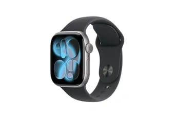 Watch Series 11 GPS 42mm Boitier en Aluminium Gris Sidéral  avec Bracelet Sport Noir - S/M