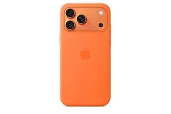 Coque iPhone 17 Pro Max en silicone avec MagSafe - Orange