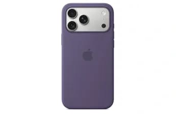 Coque iPhone 17 Pro Max en silicone avec MagSafe - Brouillard Violet