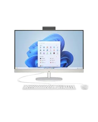 HP ALL-IN-ONE 27-CR0042NF PC 27" AMD Ryzen 5 16 Blanc 512 Go