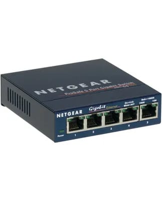 NETGEAR GS105 Non-géré Gigabit Ethernet (10/100/1000) Bleu