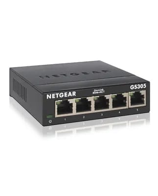 NETGEAR GS305 Non-géré L2 Gigabit Ethernet (10/100/1000) Noir