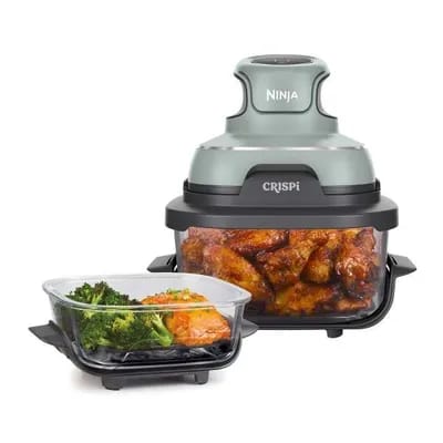 Air Fryer modulaire en verre Ninja CRISPi Sauge FN101EUSG