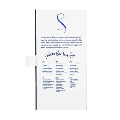 Swan - The Mini Swan Wand Glow In The Dark Purple