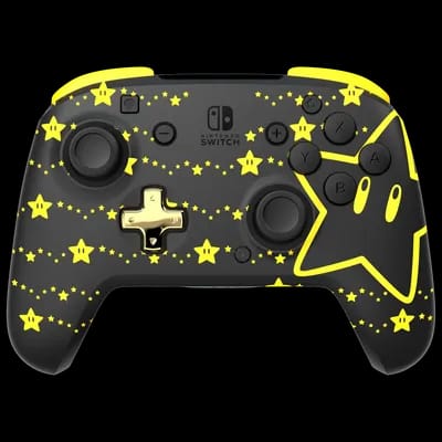 Manette Sans Fil Pour Nintendo Switch Pdp - Superstar - Rematch Glow