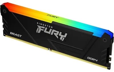 Mémoire RAM Kingston Fury Beast RVB DDR4 1600 MHz 8 Go CL16