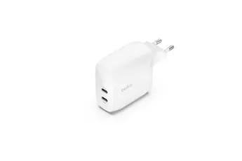 Chargeur pour téléphone mobile Belkin Chargeur secteur 2 ports USB-C  - 2 x 30w