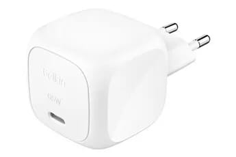 Chargeur secteur USB-C 65W, blanc.