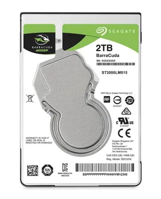 Seagate Barracuda 2.5" 2.5" 2 To Série ATA III