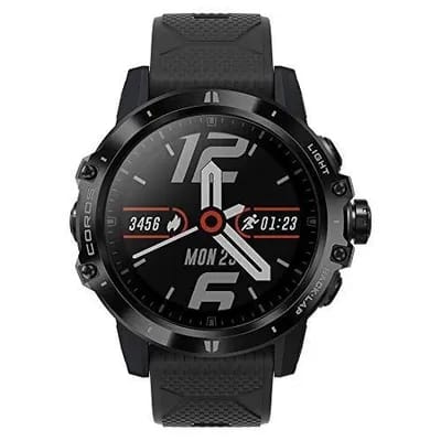 Coros Montre Sport Daventure Gps Vertix Avec Oxymètre De Pouls, Titane Bazel/Couvercle Avec Verre Saphir (Revêtement Dlc), Navigation Miettes De