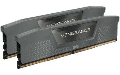 Mémoire DIMM DDR5 5600MHz Corsair, 64Gb (2x 32Gb) Vengeance Gris _ CMK64GX5M2B5