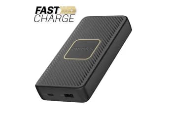 Batterie externe Otterbox Power Bank 2 USB-A & USB-C + induction noir