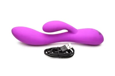 BANG! - Vibromasseur Rabbit Flexible Double Stimulation - Violet