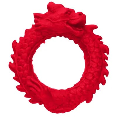 XR Brands - Ascension de l'Anneau de Pénis en Silicone Dragon - Rouge