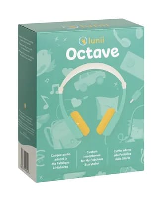 Casque Audio Enfant Lunii - Octave - Bleu Et Jaune