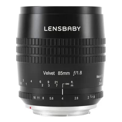 Lensbaby Velvet 85 L-mount noir