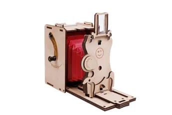 Appareil photo Argentique Jollylook Appareil photo Argentique DIY Bois Clair - A Monter soi-même