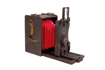 Appareil photo Argentique Jollylook Appareil photo Argentique DIY Bois Fonce - A Monter soi-même