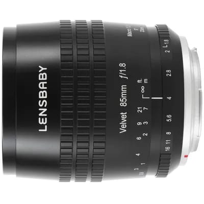 Lensbaby Velvet 85 Noir Pour Nikon