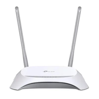 TP-Link Routeur 300Mbps Wi-Fi N, 1 Port USB 2.0, 4 Ports Ethernet, Port USB pour clé 3G/4G (TL-MR3420)