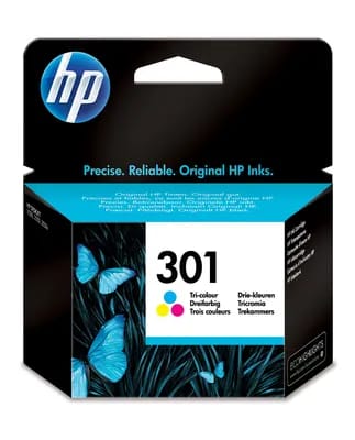 HP 301 cartouche d'encre trois couleurs authentique