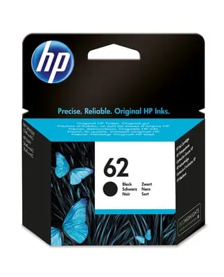 HP 62 cartouche d'encre noire authentique