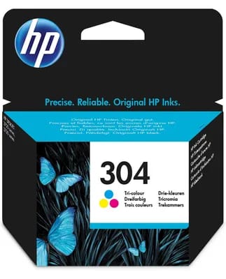 HP 304 Cartouche d’encre trois couleurs authentique