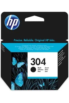 Cartouche d'encre Hp HP 304 Cartouche d'Encre Noire Authentique (N9K06AE)